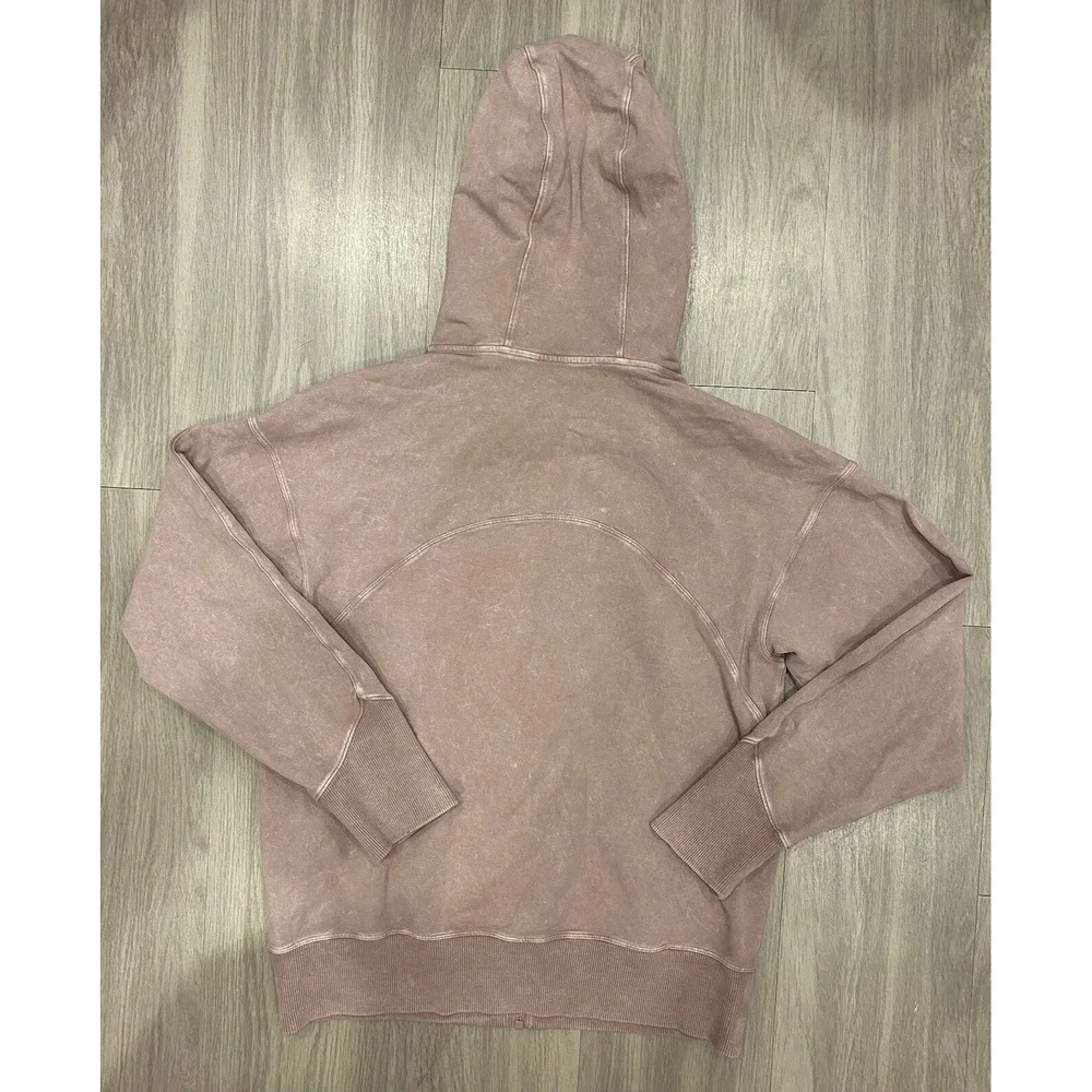 Lululemon Full Zip Hoodie Sweater Jacket Women's‎ Size 4 Pink Purple